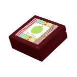 Grünes Apple/Boho Punkt-Lehrer-Geschenkbox
