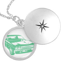 Grünes Auto Selbst Gestalteter Schmuck