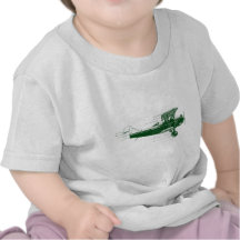 Grünes Bi-Flugzeug Hemd