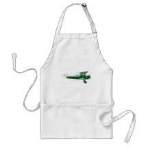 Grünes Bi-Flugzeug Schürzen