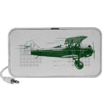 Grünes Bi-Flugzeug Speaker