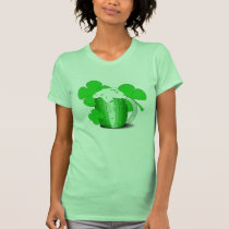 grünes Bier t-shirts