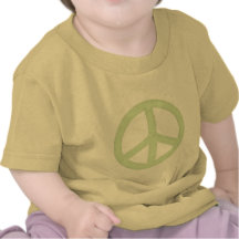 Grünes Friedenspastellzeichen Tshirts