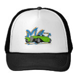 Grünes frisiertes Auto Cap