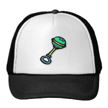 grünes Geklapper Baseballcap