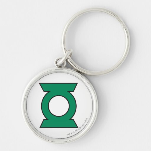 Grünes Laternen-Logo 15 Schlüsselbänder