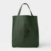 Grünes Lebensmittelgeschäft-Taschen-Tasche