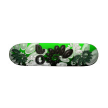 Grünes Skateboard der Musik-Turbulenz-3,1 Individuelle Skateboards