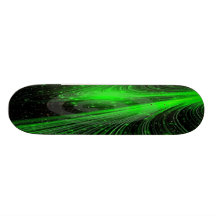 Grünes Skateboard Individuelles Deck