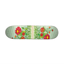 Grünes WaldSkateboard Personalisiertes Deck