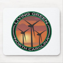 Grünes Wind-North Carolina Mousepad