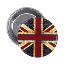 Grunge-Gewerkschafts-Jack - Klassiker Anstecknadelbutton