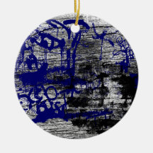 Grunge Pattern 226 Christmas Ornaments
