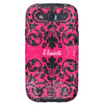 Grunge-Vintager Damast personalisiert Samsung Galaxy SIII Hüllen