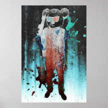 Grungy Koala Plakate