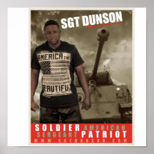 Grunzen ART-PLAKAT SGT DUNSON