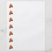 Gruppe gelbe und magentarote Orchideen Vollfarbige Flyer