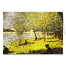 Gruppe von Personen durch Georges Seurat Karten