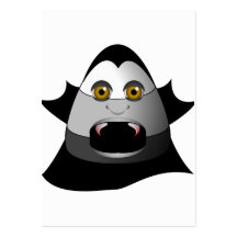 Gruseliger Süßigkeits-Mais Dracula Visitenkarten Vorlage