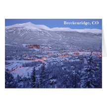 Gruß-Karte Breckenridges, Colorado