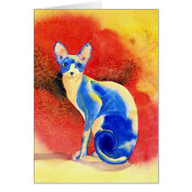 Gruß-Karten Sphynx Katzen-#1