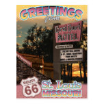 Gruß-St. Louis Missouri des Weg-66 Postkarte