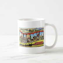 Grüße vom Fahnenmast Arizona Tee Tassen