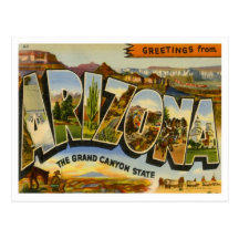 Grüße von Arizona Postkarten