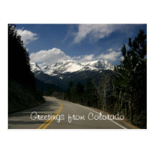 Grüße von Colorado-Postkarte