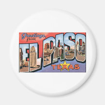 Grüße von El Paso, Texas! Magnete