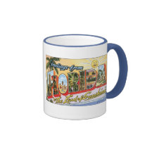 Grüße von Florida - Vintage Reise Tee Haferl