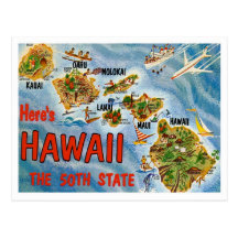 Grüße von Hawaii Postkarten