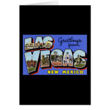 Grüße von Las Vegas-New Mexiko Karte
