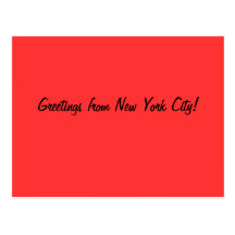 Grüße von New York City Postkarte