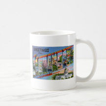 Grüße von Sacramento Kalifornien Kaffeetasse