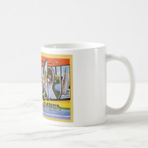 Grüße von Santa Cruz Kalifornien Teetasse