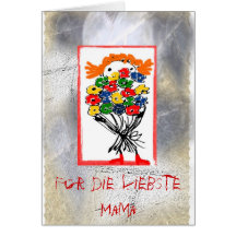 Grußkarte für die liebste Mutter
