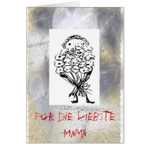 Grußkarte für die liebste Mutter