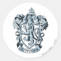 Gryffindor Wappenblau Runde Sticker