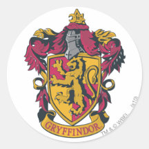 Gryffindor Wappenrot und -gold Aufkleber