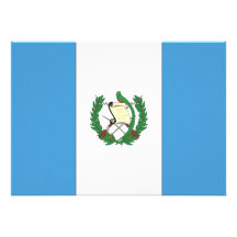 Guatemala-Flagge Personalisierte Ankündigungen