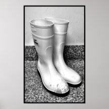 GUMBOOTS IM THEATER-ÄNDERUNGS-RAUM PLAKATDRUCK