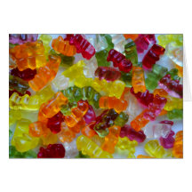 Gummibärchen Karte