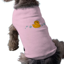 Gummienten-Muster Haustier T-shirt