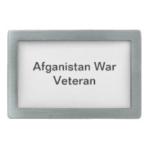 Gürtelschnalle mit "Afganistan Kriegsveteranen "