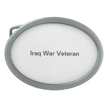 Gürtelschnalle mit "der Irak-Kriegsveteranen "