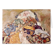 Gustav Klimt ~ Baby Grußkarten
