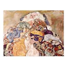 Gustav Klimt ~ Baby Postkarte