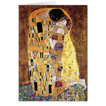 Gustav Klimt - der Kuss Grußkarte