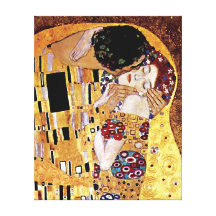 Gustav Klimt - der Kuss Leinwand Druck